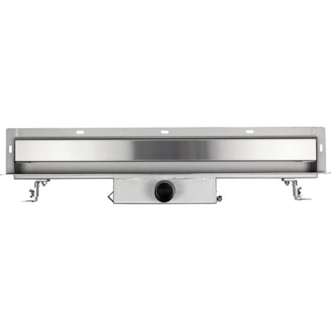 Canaleta de ducha de pared WD-GT02 - con tapa de drenaje - longitudes seleccionables