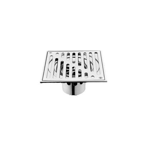 Desagüe de suelo de acero inoxidable de 110x110mm, desagüe de ducha con puerta de residuos de baño cuadrado antiolor con gran calibre