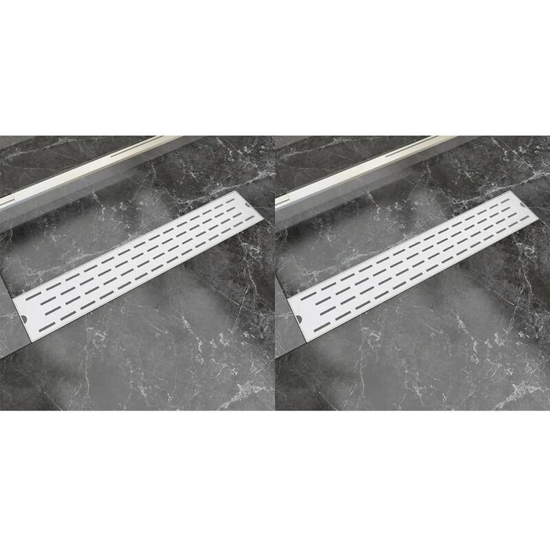

Desagüe ducha lineal 2 uds línea 630x140 mm acero inoxidable