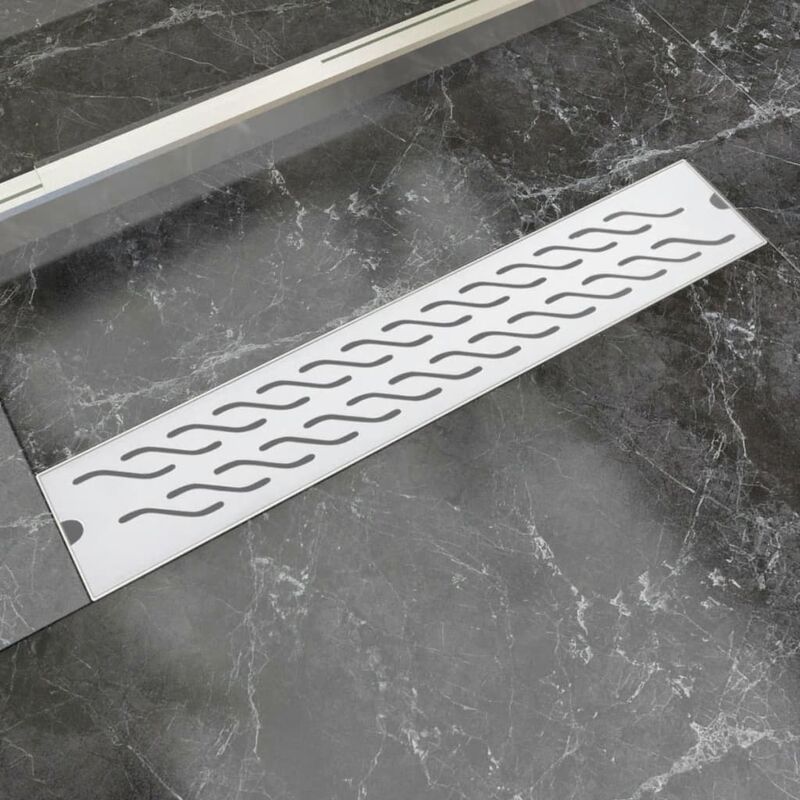 

Desagüe lineal de ducha ondas 630x140 mm acero inoxidable