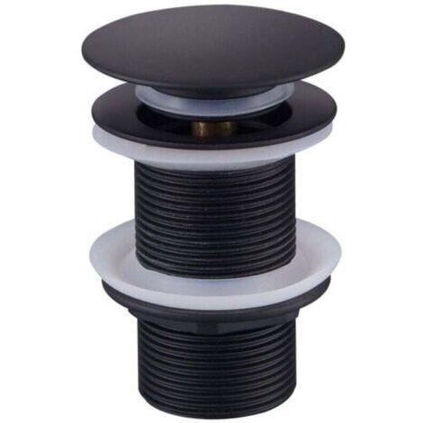 Desagüe pop-up, desagüe pop-up sin desbordamiento, desagüe pop-up universal para lavabo, desagüe para lavabo, desagüe para lavabo, desagüe negro para lavabo