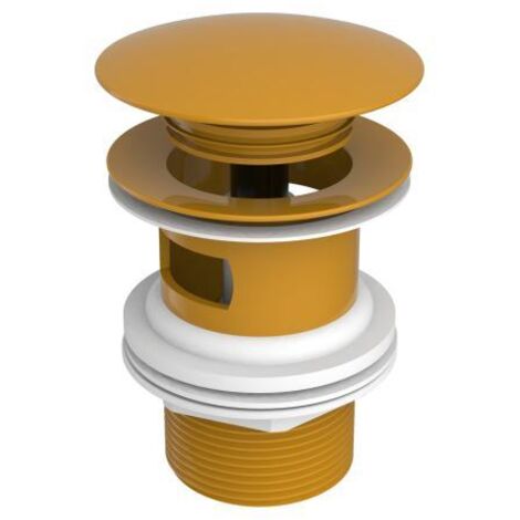 DESAGÜE UNIVERSAL TAPÓN DIÁMETRO 65MM AMARILLO MIEL