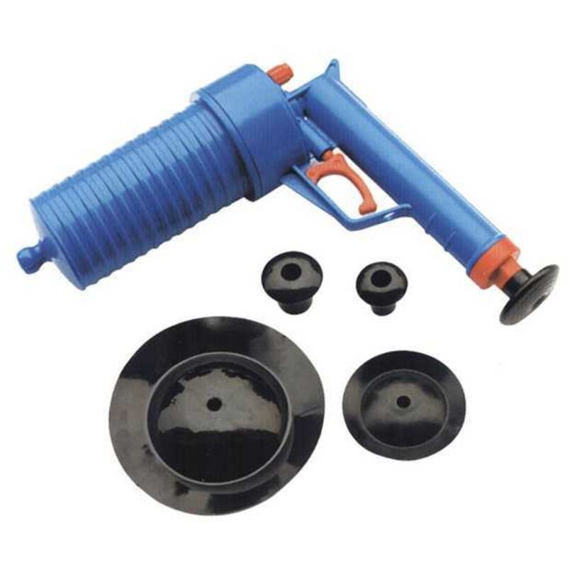 Desatascador de inodoro con aire comprimido en esquina Aglaia 05731