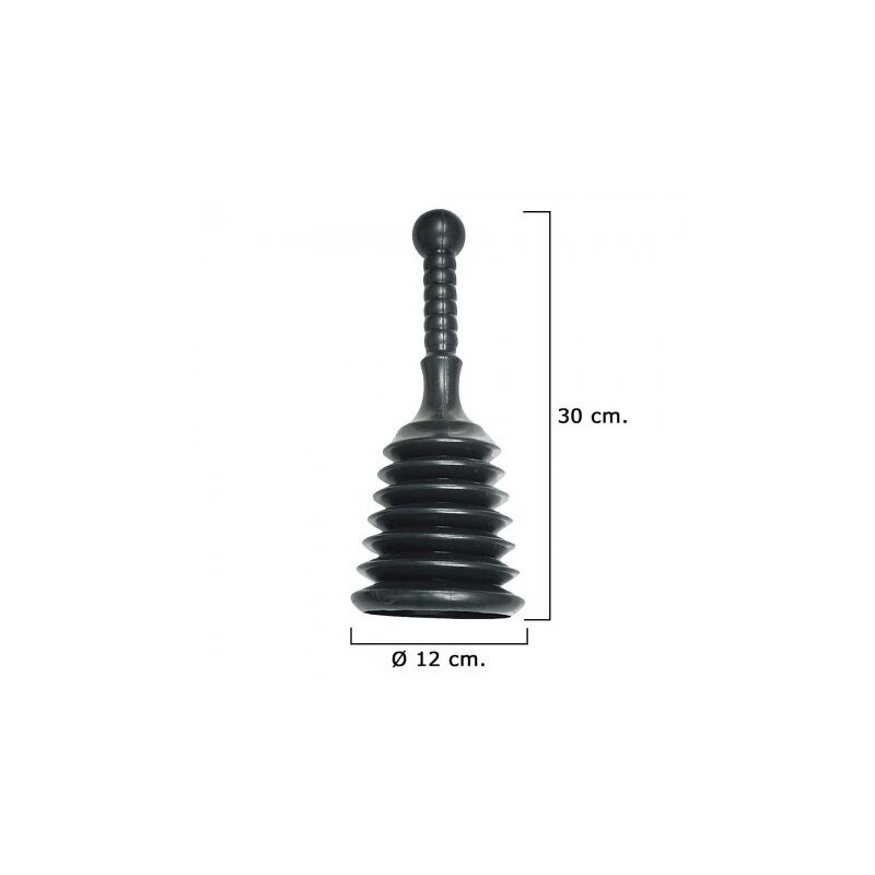 

Desatascador goma fuelle Ø 12 cm. / alto 30 cm.