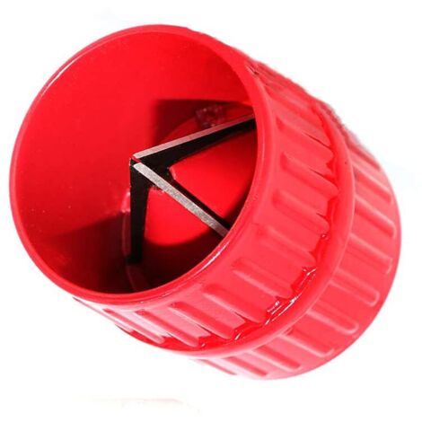 Desbarbador de tubos, herramienta universal para desbarbar tuberías, desbarbador de tubos interior y exterior, escariador de plástico, cortador de tubos, herramientas de plomería, cortadores de desbar