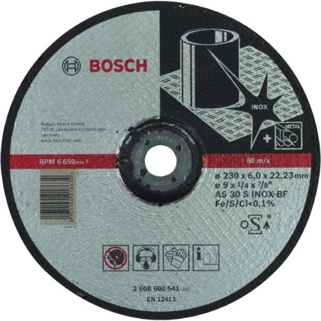 Desbaste Expert Inox: 230X6Mm 9 - Bosch