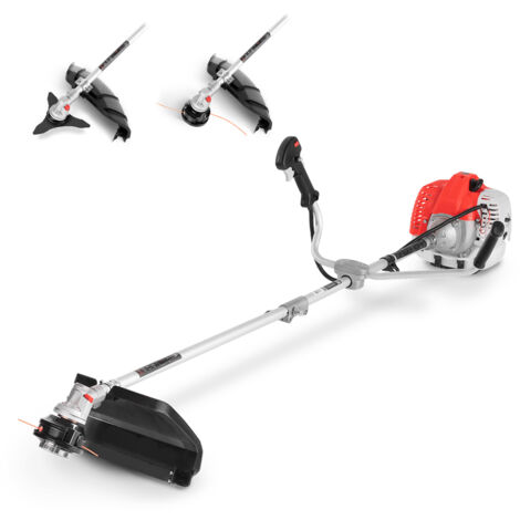 Desbrozadora gasolina 65cc potente con disco 3 puntas y arnes -GREENCUT
