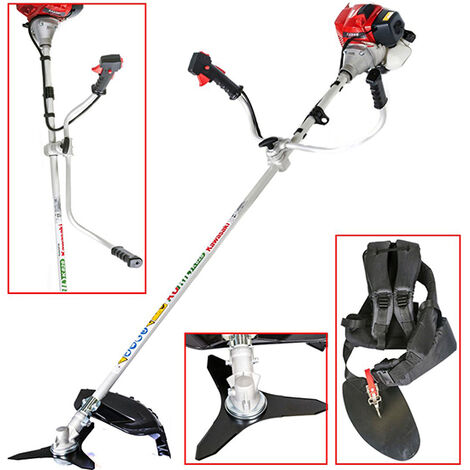 Desbrozadora Gasolina Kuril K828-W45 Profesional  45 cc  Motor Kawasaki  Alto Rendimiento y Ergonomía  Manillar Giratorio