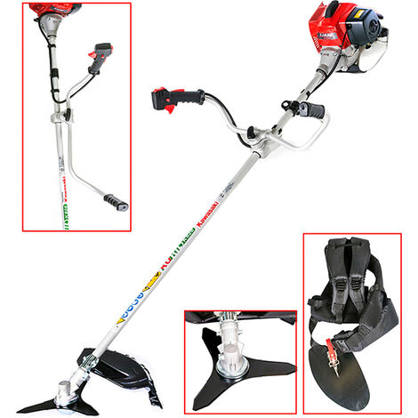 Desbrozadora Gasolina Kuril  K828-W53 Profesional 53 cc  Motor Kawasaki  Potente y Ergonómica  Incluye Arnés y Accesorios