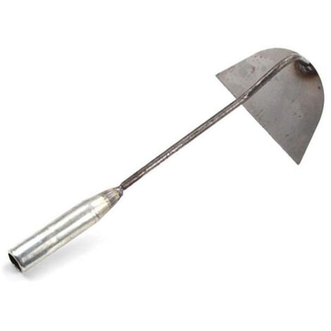 Desbrozadora manual de acero laminado, herramienta de jardinería para desherbar, cavar y plantar, 30 cm, alta durabilidad.