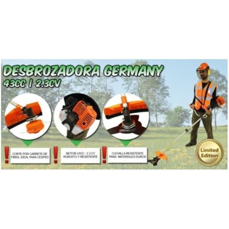 Desbrozadora Modelo Eco Plus 43cc Motor Gasolina 2 Tiempos
