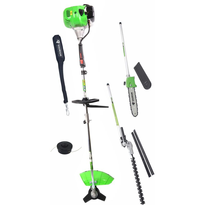 

Sauriumâ ® - Desbrozadora Multifunciones con Accesorios, 4 en 1 - SAURIUM®