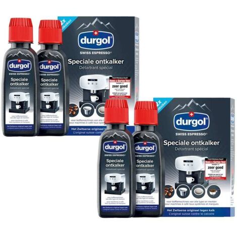 Descalcificador Durgol para espresso suizo (2 unidades de 125 ml)