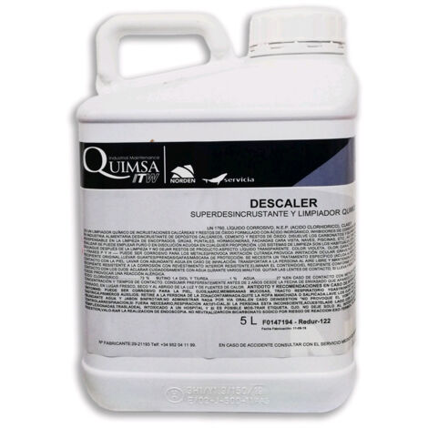 DESCALER LIMPIADOR ACIDO FACHADAS 5 LT