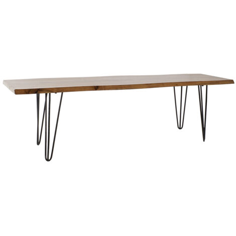 Descalzadora Acacia Metal 160X40X46 Natural MB177702