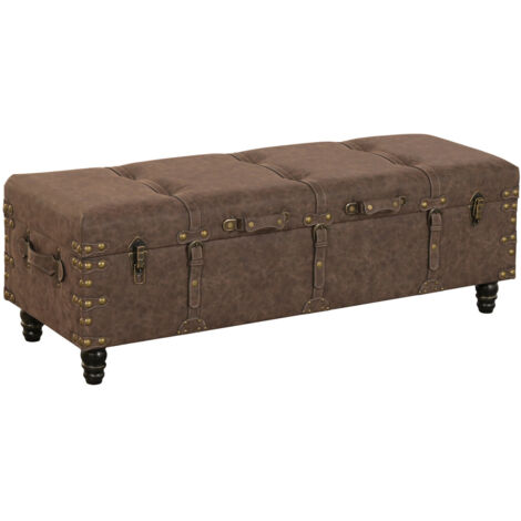 Descalzadora Pu Mdf 121X43X41 Vintage Desgastado