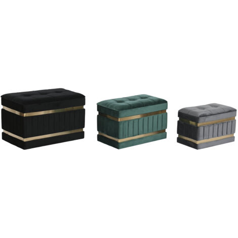 Descalzadora Set 3 Poliester Mdf 70X40X43 MB206643