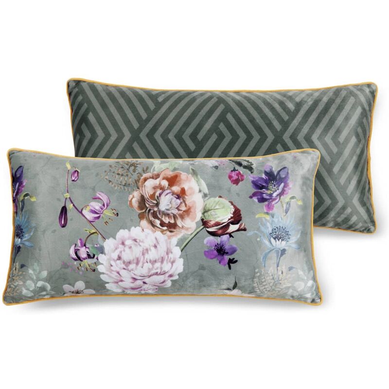 

Almohada decorativa PARMA verde oliva 30x60 cm - Verde - Descanso