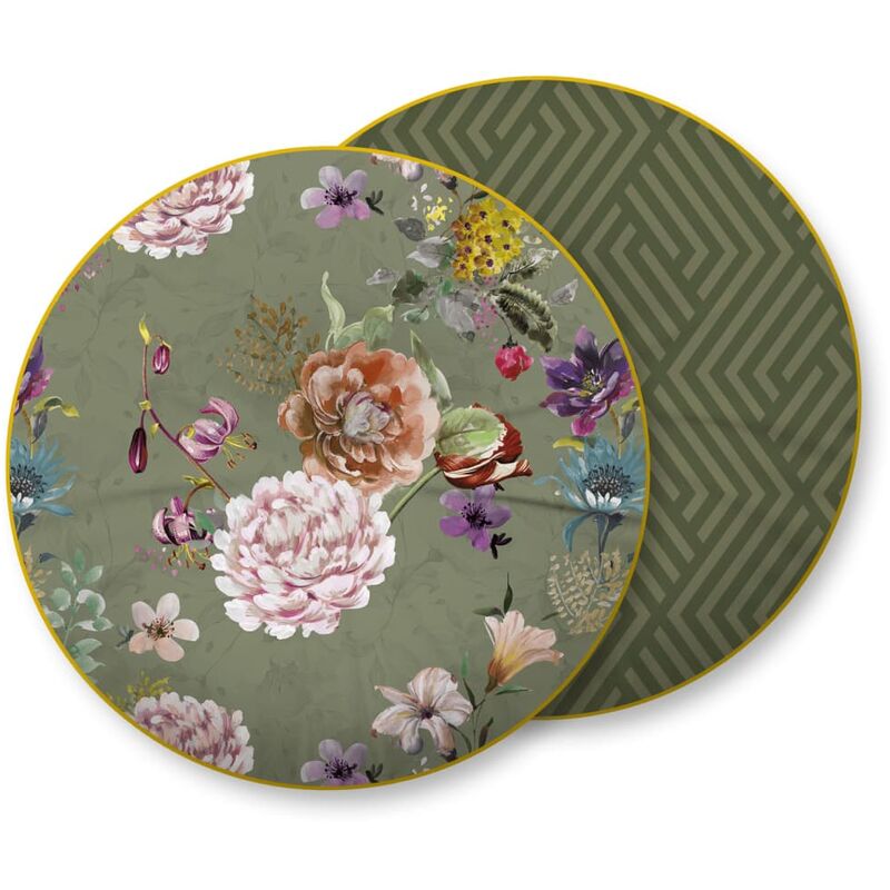 

Almohada decorativa PARMA verde oliva 55x55 cm - Verde - Descanso