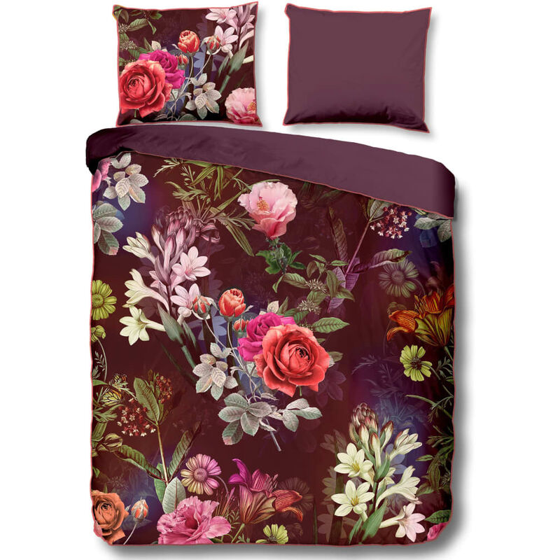 

Funda de edredón SIMONE 200x200/220cm burdeos - Multicolor - Descanso