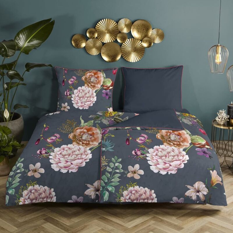 

Funda edredón PARMA 135x200 cm antracita - Antracita - Descanso