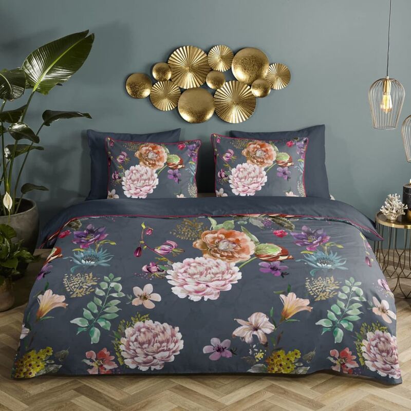 

Funda edredón PARMA 200x200/220 cm antracita - Antracita - Descanso