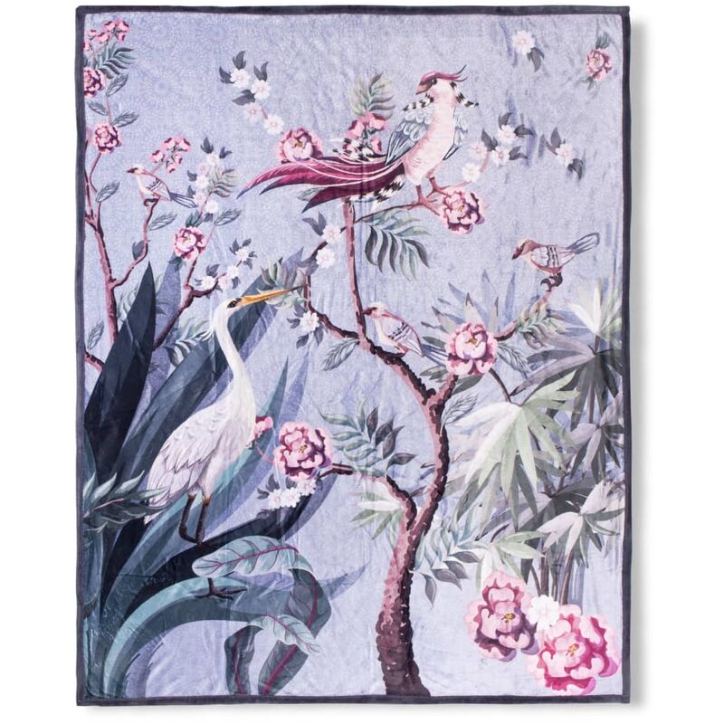 

Manta SARENZA 130x160 cm Gris - Gris - Descanso