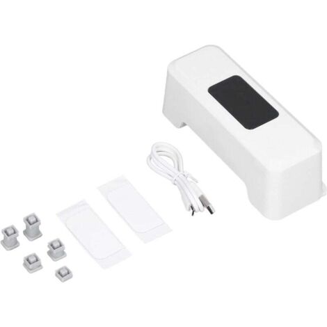 Descarga automática sin contacto, 0,25 S Kit de descarga por inducción infrarroja externa Dispositivo de descarga sin contacto recargable por USB para baño, familia e invitados