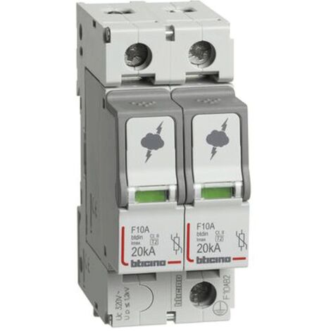Descargador de sobretensiones Bticino SPD T2 20KA 2P F10AB2