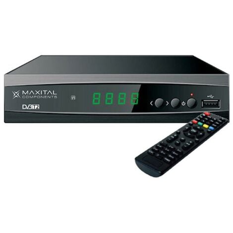 Descodificador digital terrestre Melchioni DVB-T2 H265 HD MAXT230HD