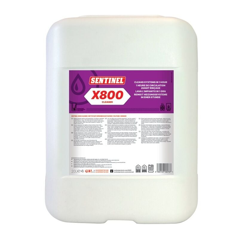 Désembouant rapide X800 Sentinel 20 l