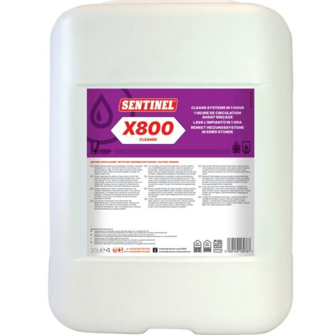 Désembouant et détartrant biodégradable X800 bidon de 20l - SENTINEL