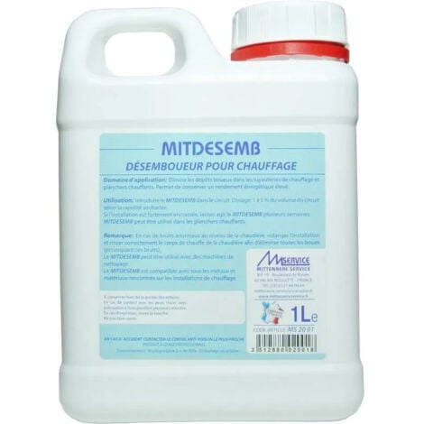 Desembouant pour circuit de chauffage, Mitdesemb 1 litre
