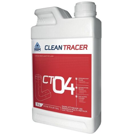 Désembouant rapide avec rinçage clean tracer ct04 - 1l