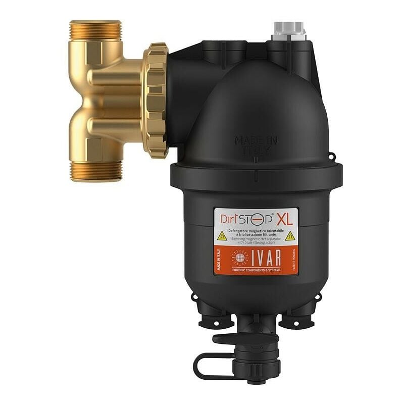 Désemboueur magnétique Dirtstop XL Type BM, DN 32 (1 1/4) mâle, à joint plat