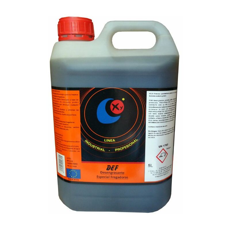 

Desengrasante Alcalino Especial Fregadoras 5 L