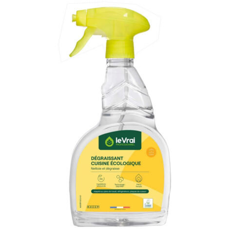 Desengrasante de cocina ecológico en spray de 750 ml.