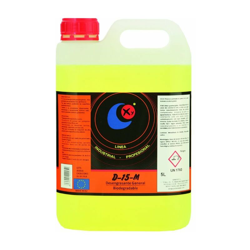 

Desengrasante General Biodegradable Alcalino 5 L