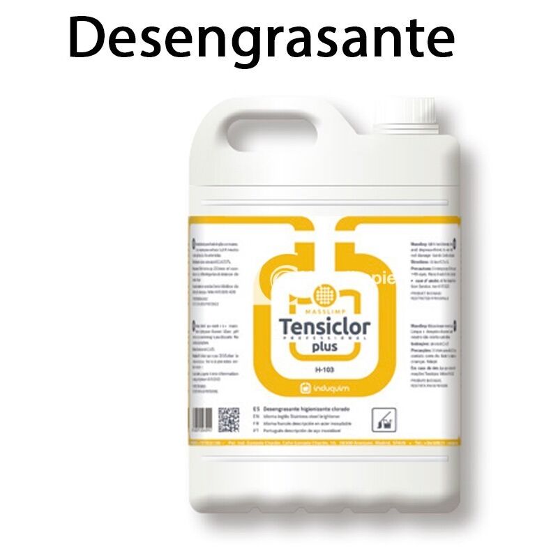 

Desengrasante higienizante clorado Tensiclor plus 5L