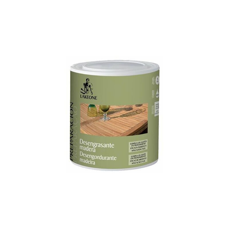 

Desengrasante para Madera . Presentación Bote de 450ml. - Lakeone