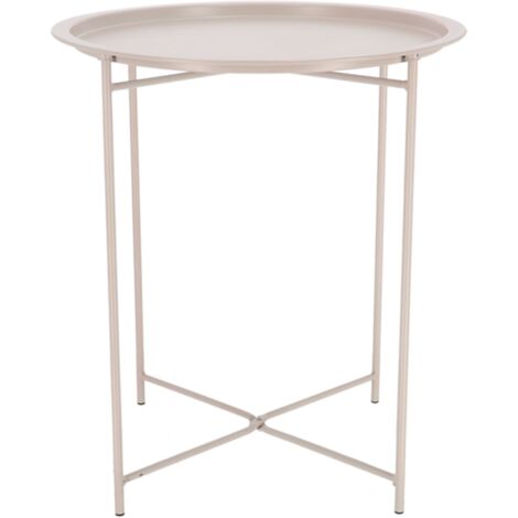 Desert Dream Table d'Appoint - Métal Gris - 46 x 46 x H 52,2 cm - Livraison gratuite