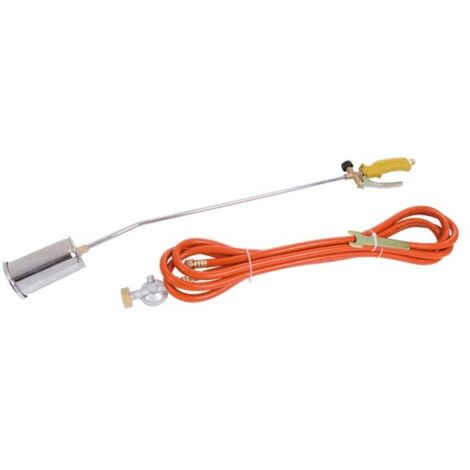 Desherbador térmico de gas - Manguera de 5 m - Regulador de presión de 2.5 bar