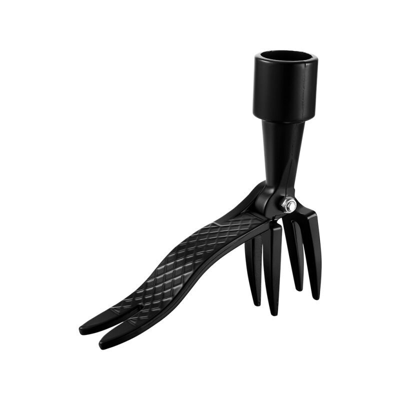 Desherbeur 2 Pièces, Désherbeur Manuel, Alliage D'aluminium, Conception Dents en Acier Trempé, Outils Jardin avec Manivelles et Pattes, Convient aux