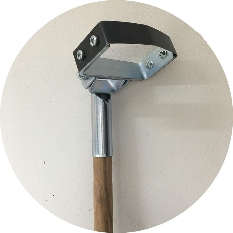 Désherbeur à tête oscillante, lame 130x30x2, avec manche en bois 1500 mm