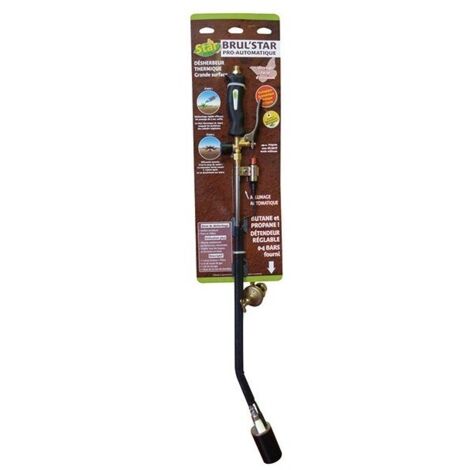 Desherbeur brul'star pro auto av piezo+tuyau 3m+detendeur reglable ref 1099dp1