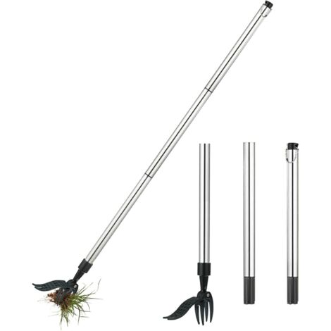 Désherbeur, Longueur 100 cm, Désherbeur Manuel, Arrache-Pissenlit, Extracteur de Mauvaises Herbes, Outil Manuel pour désherber, enlever efficacement Les Mauvaises Herbes