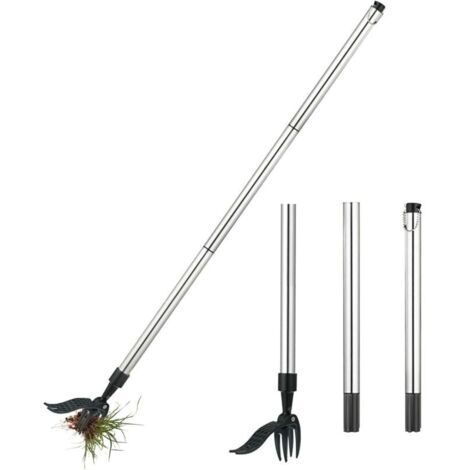 Désherbeur manuel 100CM désherbeur pissenlit extracteur de mauvaises herbes outil de désherbage manuel enlever efficacement les mauvaises herbes