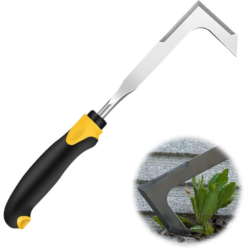 Desherbeur Manuel, Couteau Désherbeur, Desherbeur en Acier Inoxydable, Outil de