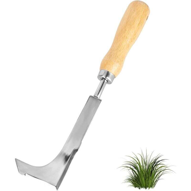 Désherbeur manuel, désherbeur en acier inoxydable, désherbant ergonomique, désherbeur de