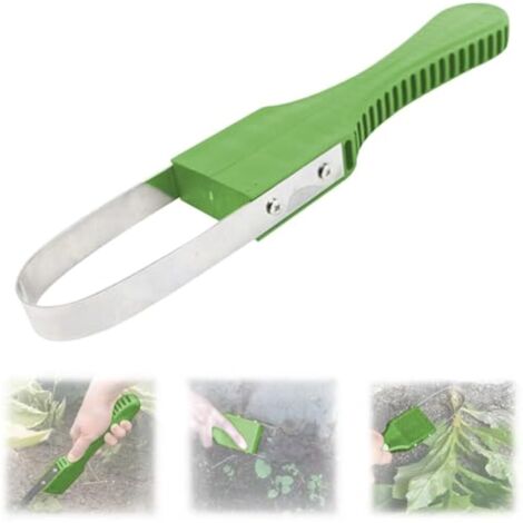 Désherbeur Manuel en Acier Inoxydable avec Poignée Ergonomique – Arrache-Mauvaises-Herbes pour Jardin, Terrasse et Potager
